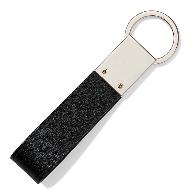 leather photo keyring