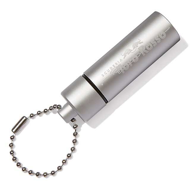 Silver Earplug Keyring (STR17050): Scuderia Toro Rosso silver-earplug-keyring (image/jpeg) Silver Earplug Keyring (STR17050): Scuderia Toro Rosso silver-earplug-keyring (image/jpeg)