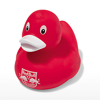 red rubber ducks